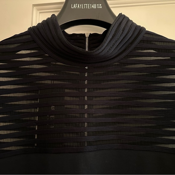 Lafayette 148 Mod Sheath Dress in Ink NWT - L - Picture 6 of 9